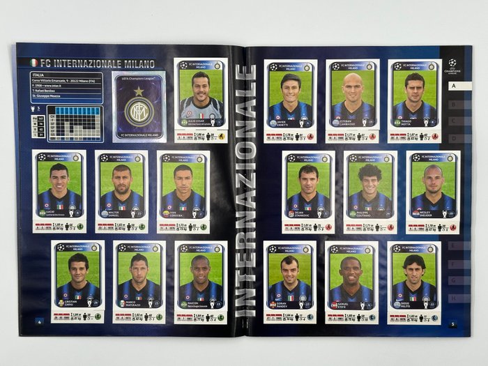 Panini - Champions League 2010/11 - Messi/Ronaldo/Zlatan/Modric - Complete Album