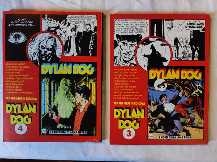 Dylan Dog nn. 2 - 3 - "Le Notti di Luna Piena - Jack lo Squartatore" - 2 Comic - Første udgave