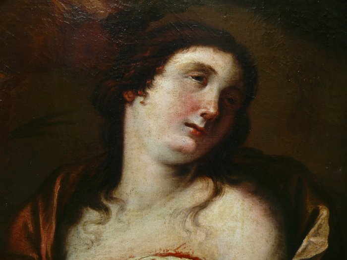 Andrea Vaccaro (1604-1670), Follower of - Heilige Agathe von Catania und Engel