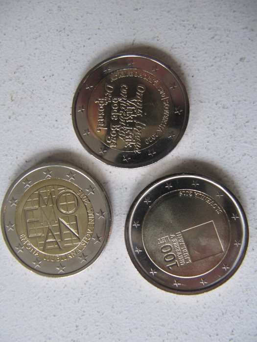 Europa. 2 Euro 2004/2022 (46 stuks)  (Ingen mindstepris)