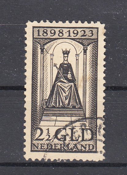 Holland 1923 - 25 års jubilæum for dronning Wilhelminas regeringstid - NVPH 130