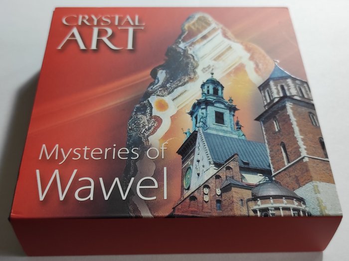 Niue. 2 Dollars 2013 "Mysteries of Wawel" - with Agate crystal, 2 Oz (.999)