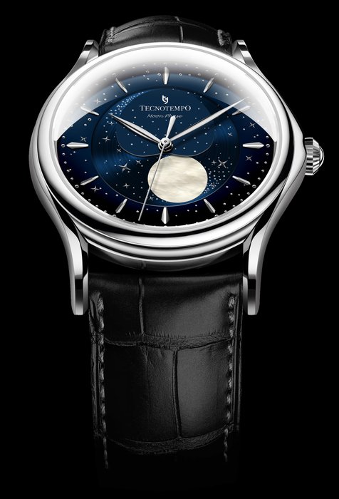 Tecnotempo - "Moon Phase" Special Edition - - TT.50MP.BL (blue dial) - Mænd - 2011-nu