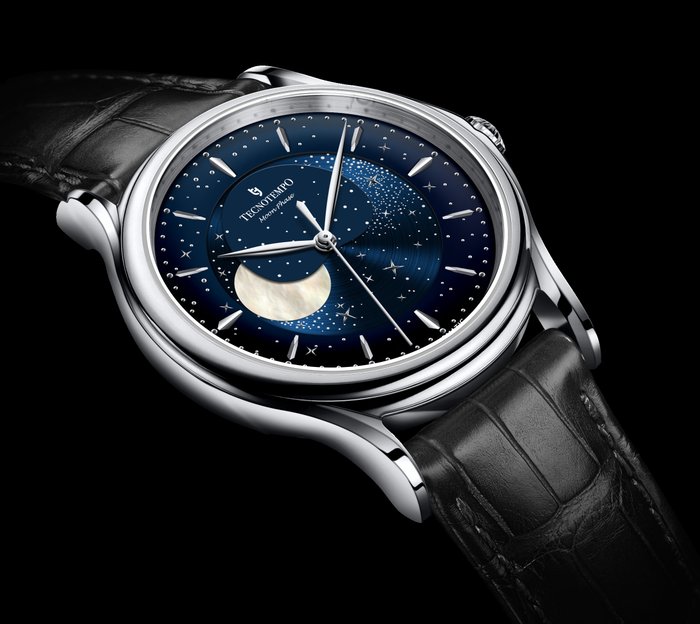 Tecnotempo - "Moon Phase" Special Edition - - TT.50MP.BL (blue dial) - Mænd - 2011-nu