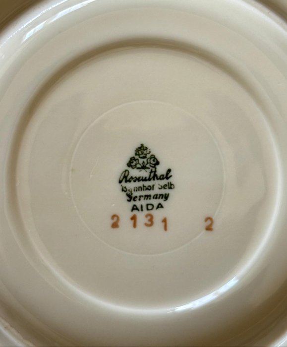 Rosenthal Bahnhof Selb - Kaffe og te service (24) - Aida - Porcelæn