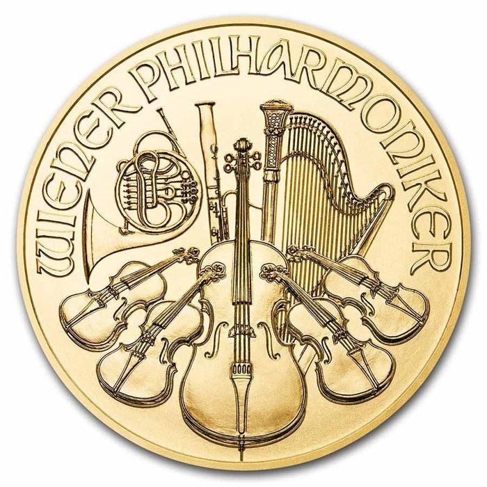 Østrig. 10 Euro 2024 "Wiener Philharmoniker", 1/10 Oz (.999)