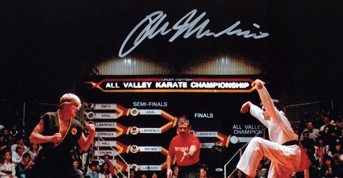 The Karate Kid - Ralph Macchio - Signed 28x35 cm Photo with Beckett COA