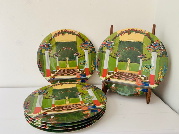 Villeroy  Boch - Tallerken (6) - Jardins Francais - Porcelæn