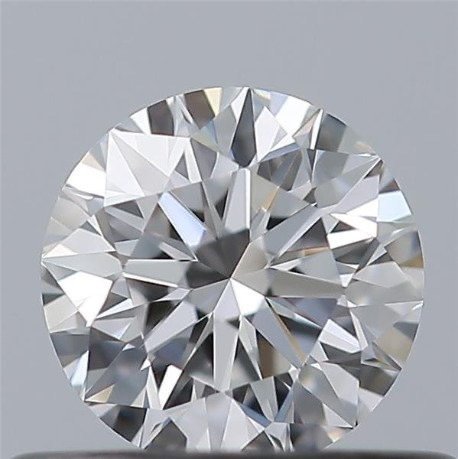 1 pcs Diamant  (Natur)  - 0.60 ct - Rund - D (farveløs) - IF - Gemological Institute of America (GIA)