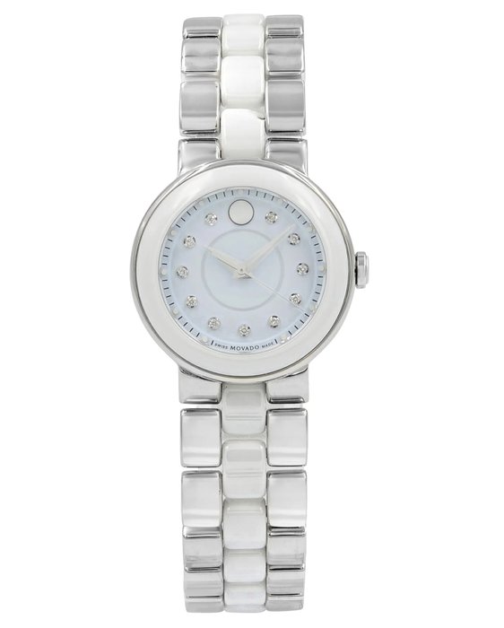 Movado Suisse - Collezione CERENA Diamanti e Ceramica - Kvinder - 2024