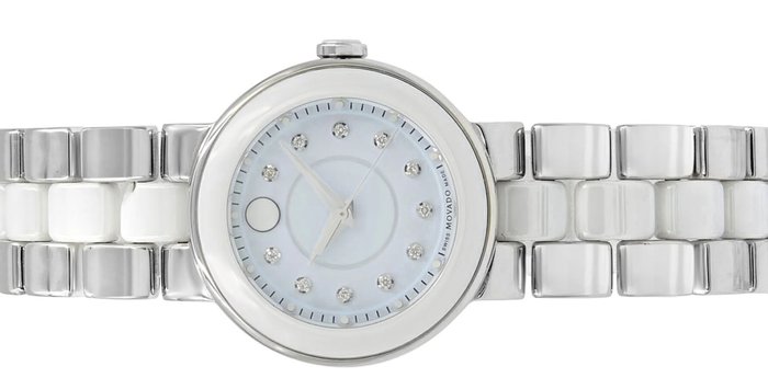 Movado Suisse - Collezione CERENA Diamanti e Ceramica - Kvinder - 2024