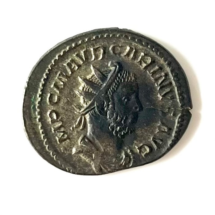 Romarriket. Carinus (AD 283-285). Antoninianus Lugdunum mint. SAECVLI FELICITAS  (Ingen mindstepris)