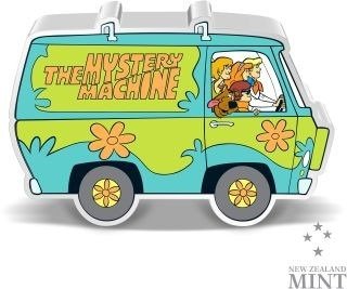 Niue 2 Dollars 2023 Scooby Doo - Mystery Machine  1 Oz (999)