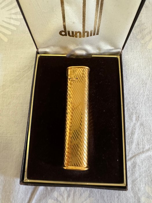 Dunhill - Lighter - Metal 20 mikron forgyldt