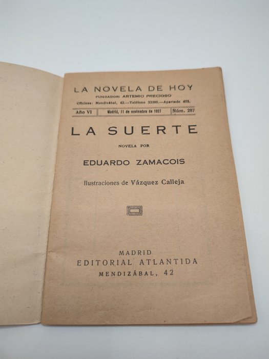 Lote con folletines "La novela de hoy" - 1922-1928