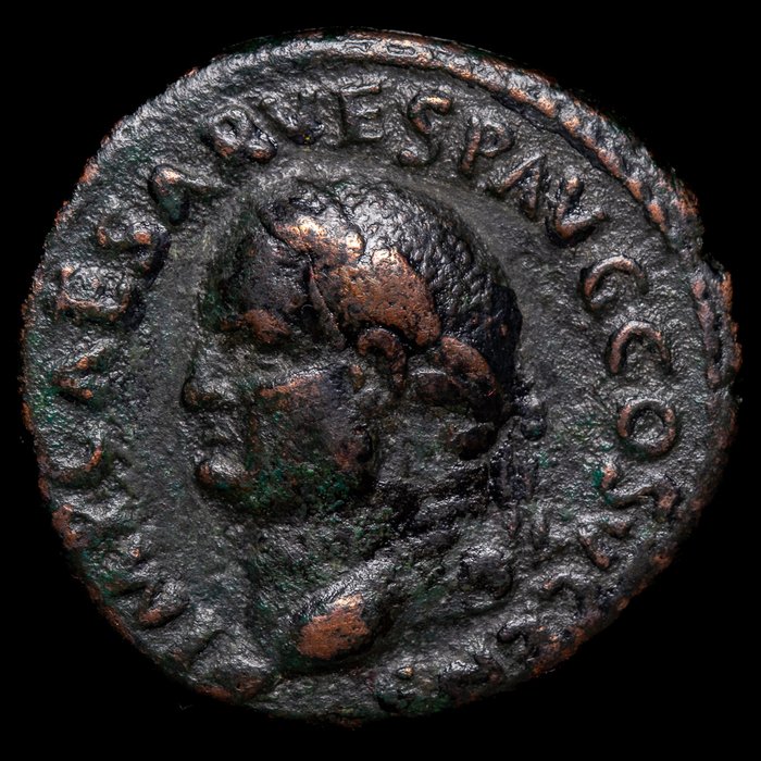 Romarriket. Vespasian (AD 69-79). As Roma - Aequitas  (Ingen mindstepris)