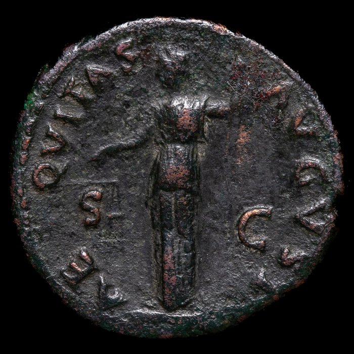 Romarriket. Vespasian (AD 69-79). As Roma - Aequitas  (Ingen mindstepris)