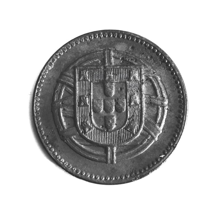 Portugal Republic 2 Centavos - 1918 - Ferro - Rara  (Ingen mindstepris)