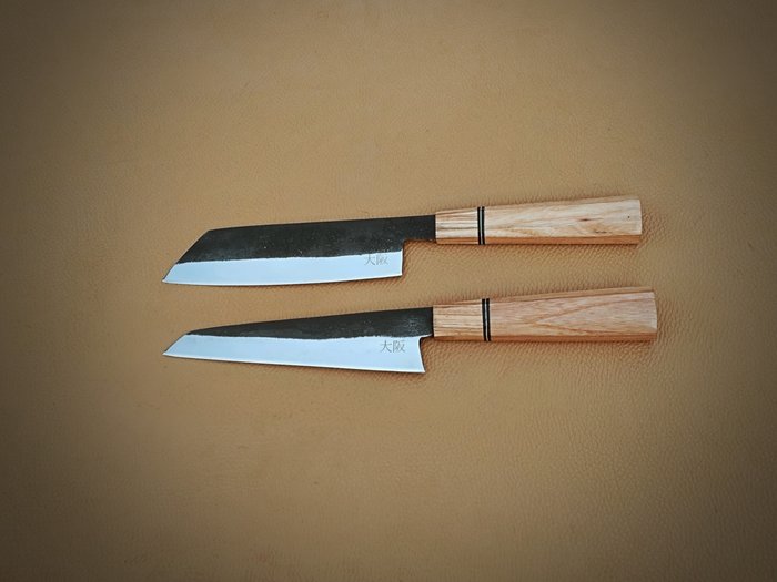 Køkkenkniv - Smokey letvægts Japaness Style Kobunka , Kiritsuke, Nakiri køkkenknivsæt Rosentræ , Sort - Asien