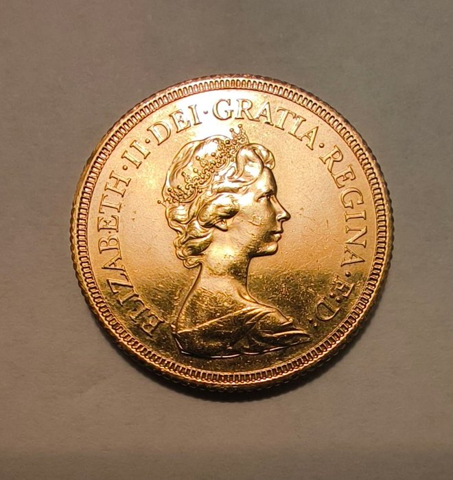 Storbritannien. Sovereign 1982