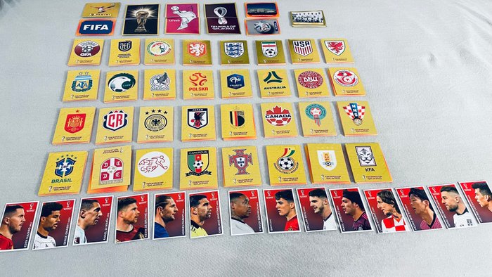 Panini - Qatar 2022 World Cup Empty album + complete loose sticker set