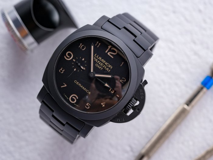 Panerai - Tuttonero Luminor 1950 GMT - PAM00438 - Mænd - 2011-nu