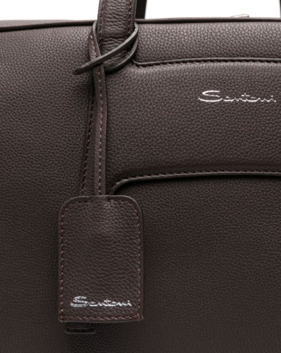 Santoni - Santoni 100%  leather weekend bag - Taske