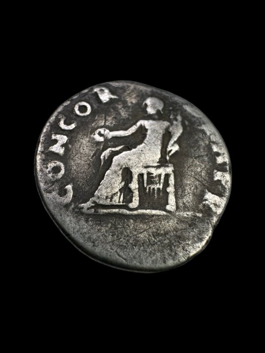 Romarriket. Vitellius (AD 69). Denarius Concordia