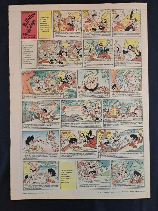 Topolino Giornale - 1943 - 17 Comic - Første udgave