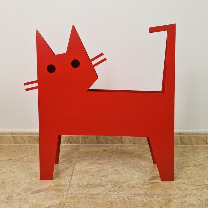 José Soler Art - The Cat KH. Red - No Reserve