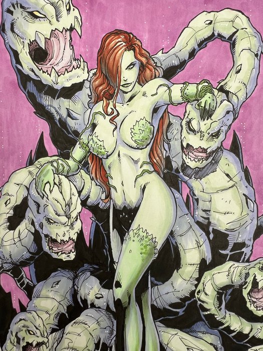 SHA - Sammy Hadj Ammar - 1 Original drawing - Poison Ivy - Monsters - 2016