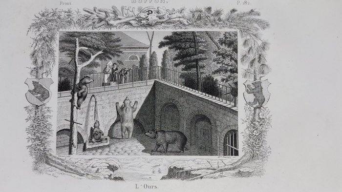 Georges Louis Leclerc, comte de Buffon (1707 - 1788) - Œuvres choisies Buffon. La Nature; L’Homme; Animaux domestiques.. - 1847