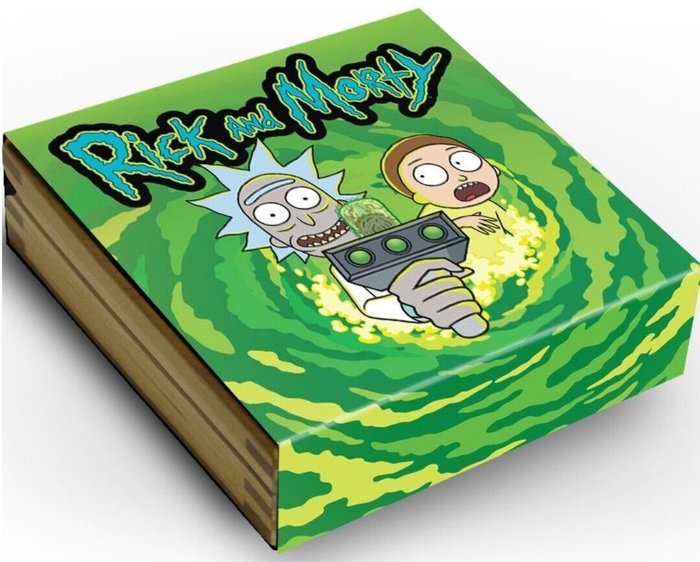 Niue. 5 Dollars 2023 Rick and Morty, 2 Oz (.999)