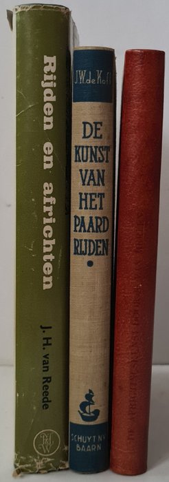 B van Merlen, J W de Koff, J H van Reede - Paarden; De afrigtingenskunst + De kunst van het paardrijden + Rijden en africhten - 1840