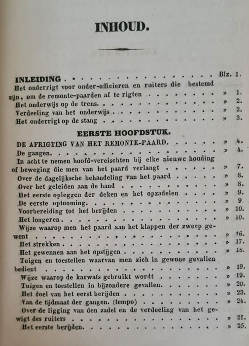 B van Merlen, J W de Koff, J H van Reede - Paarden; De afrigtingenskunst + De kunst van het paardrijden + Rijden en africhten - 1840