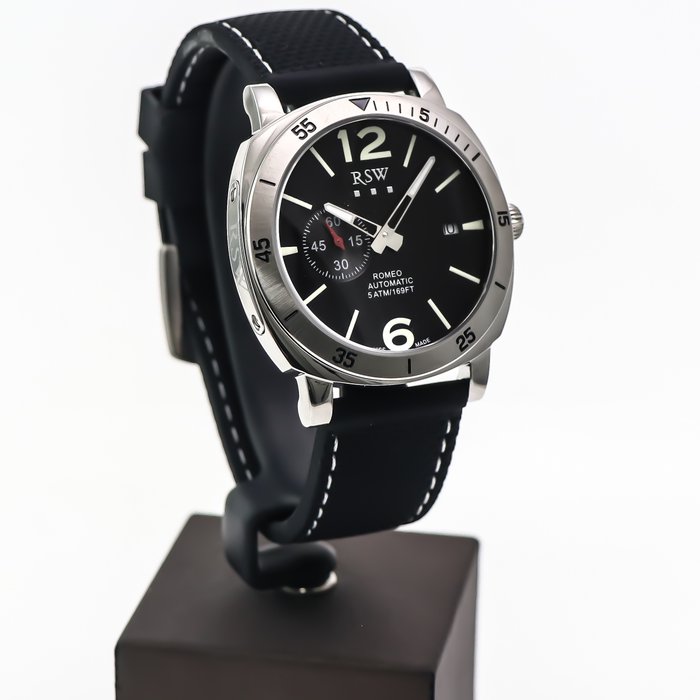 RSW - NEW "ROMEO" - Swiss Automatic Watch - RSWA154-SX-3 - Ingen mindstepris - Mænd - 2011-nu