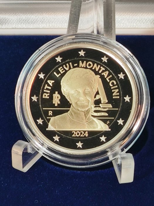 Italien. 2 Euro 2024 "Montalcini" Proof  (Ingen mindstepris)