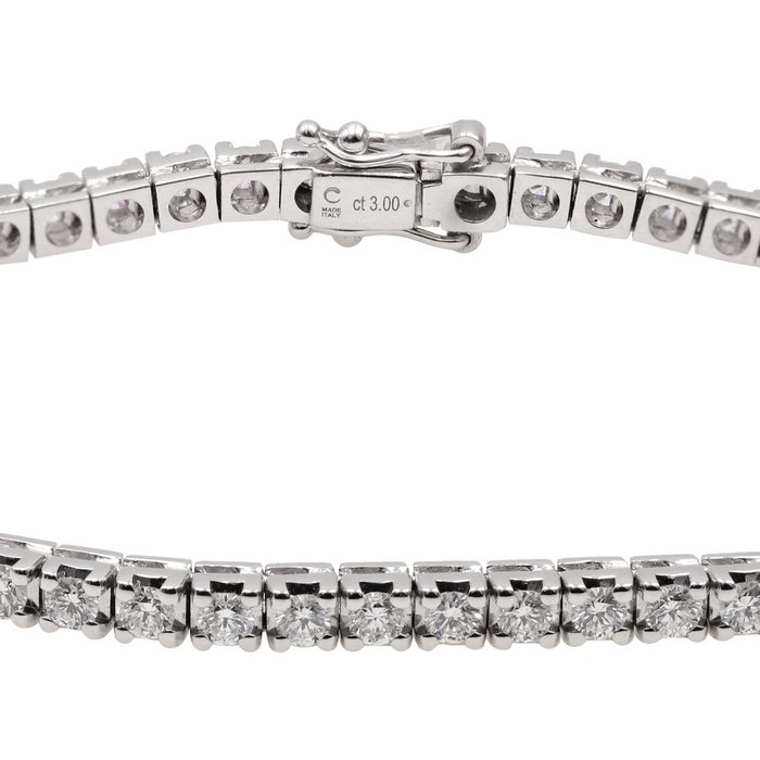 Crivelli - Armbånd - 18 kraat Hvidguld -  3.00ct. tw.