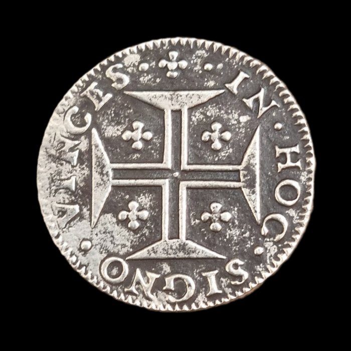 Portugal D Pedro II (1683-1706) 6 Vinténs (120 Réis) - Lisboa - ETALGREX - Coroa Alta - Escassa  (Ingen mindstepris)