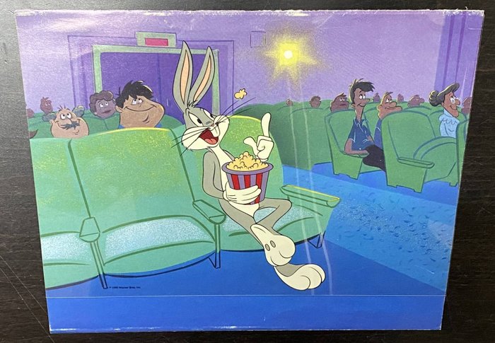 Warner Bros - 1 "Bugs Bunny At The Movies" Sericel Animation Art Cel 1990 EX Cond