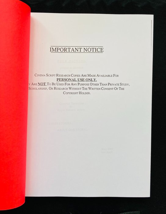 Pulp Fiction (1994) - Tarantino - Last Draft - May 1993