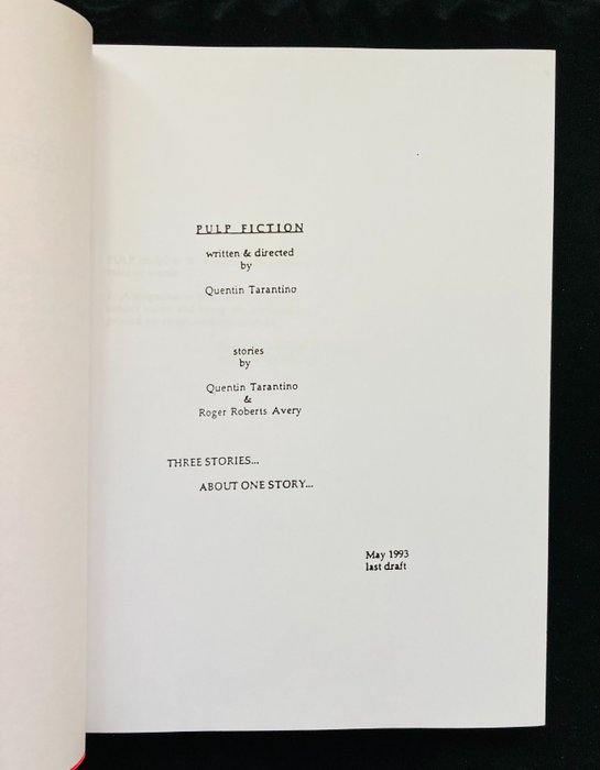 Pulp Fiction (1994) - Tarantino - Last Draft - May 1993