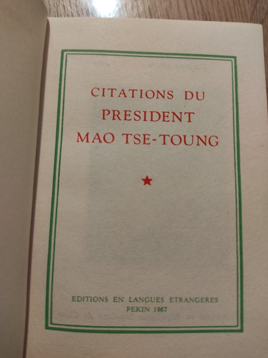 Non indiqué - Citations du président Mao Tse-Toung - 1967