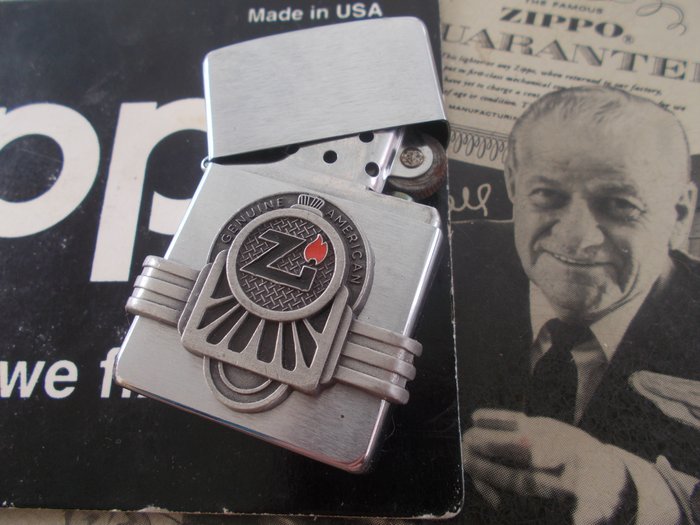 Zippo lighter z logo genuine american emblem XI - Lighter - Bronze