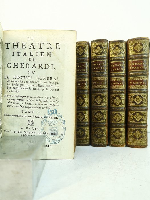 Évariste Gherardi - Le Théâtre italien de Gherardi, ou le recueil général de toutes les comédies (.) - 1717