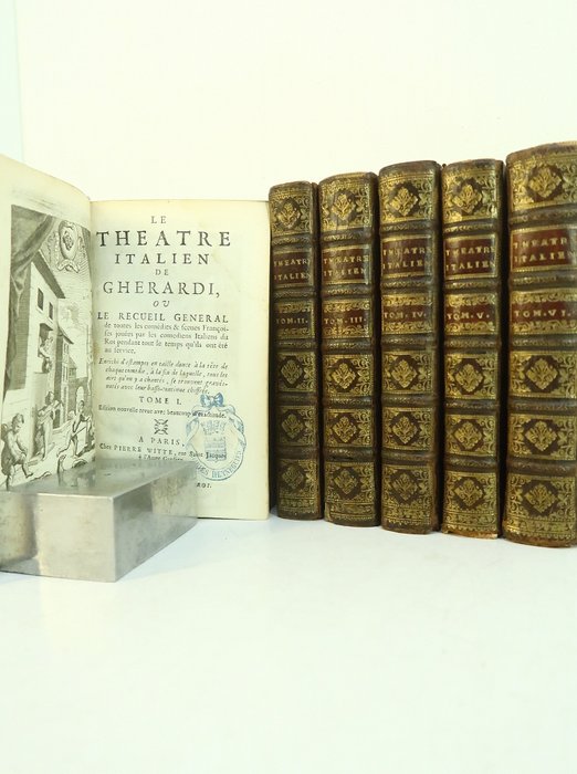 Évariste Gherardi - Le Théâtre italien de Gherardi, ou le recueil général de toutes les comédies (.) - 1717