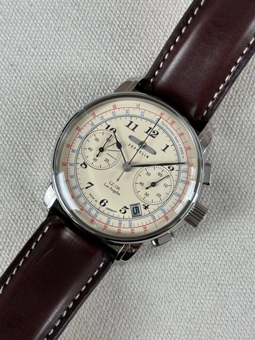 Zeppelin - Chronograph Date - Ingen mindstepris - 7614-5 LZ-127 - Mænd - 2011-nu