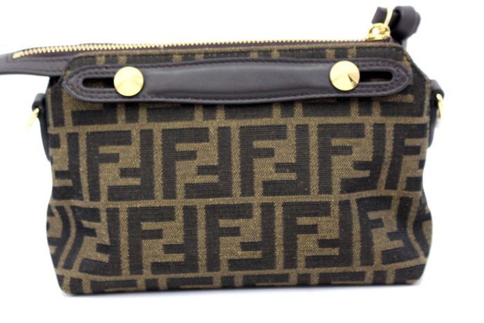 Fendi - Fendi Mini Bag Tessuto Marrone - Crossbody-taske