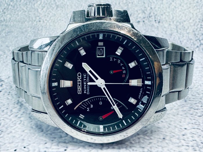 Seiko - Kinetic Direct Drive - 5D44-0AB0 - Mænd - 2000-2010