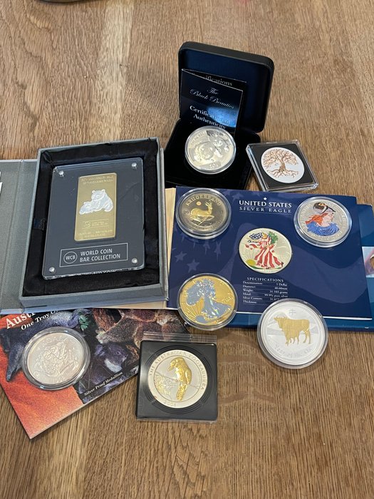 Verden. Various Denominations 1998/2020 10x1 Oz (.999)